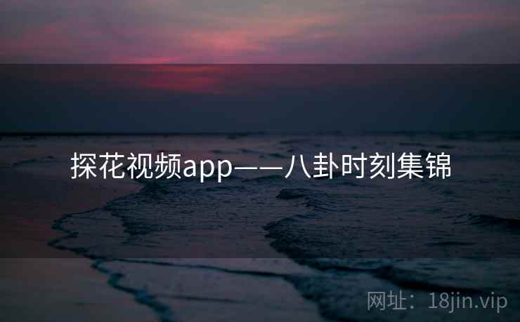 探花视频app——八卦时刻集锦